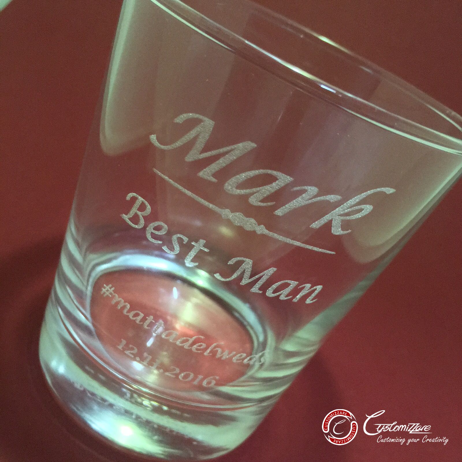 Customizzare Glass Engraving Services