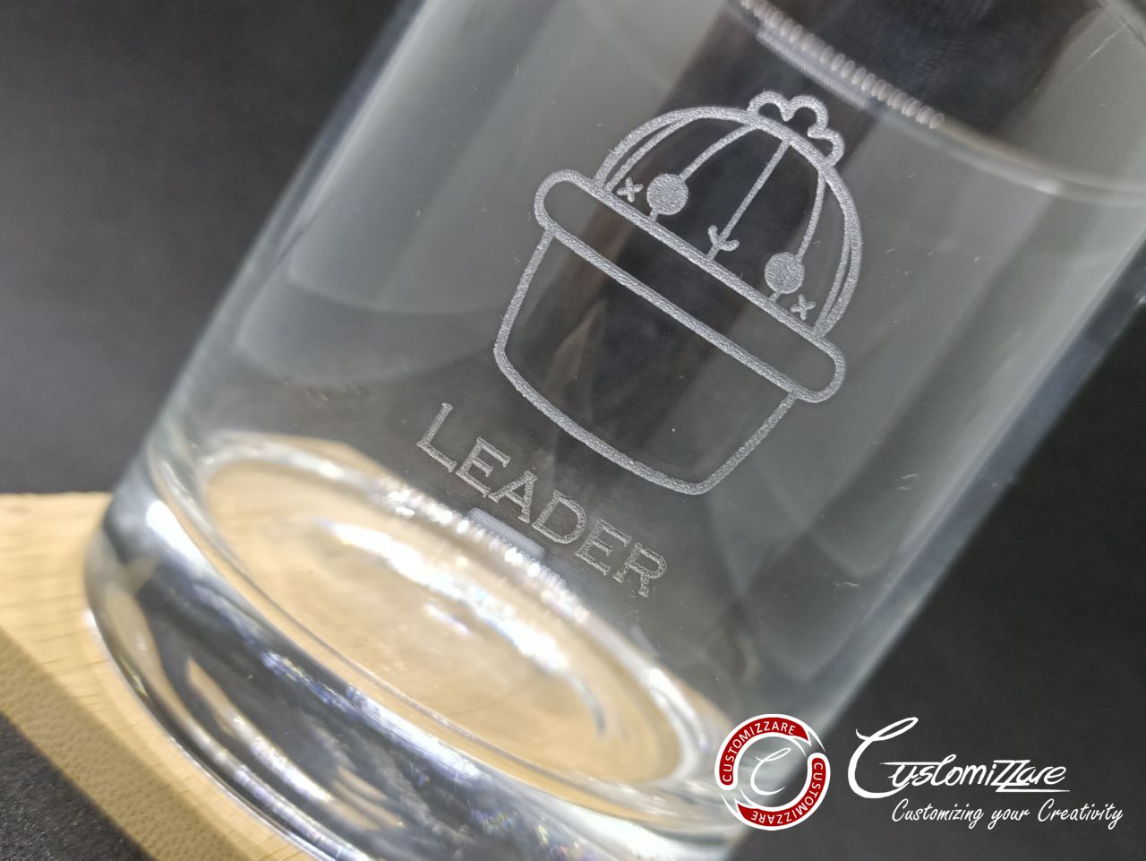 Customizzare Glass Engraving Services Singapore